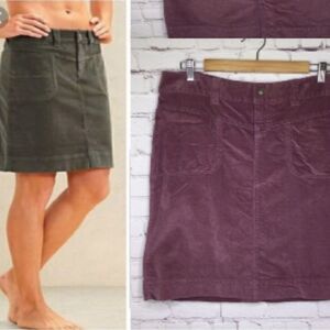 EXCELLENT CONDITION WOMEN’S SIZE 10 ATHLETA BLACK BRUSHED CORDUROY SKIRT
